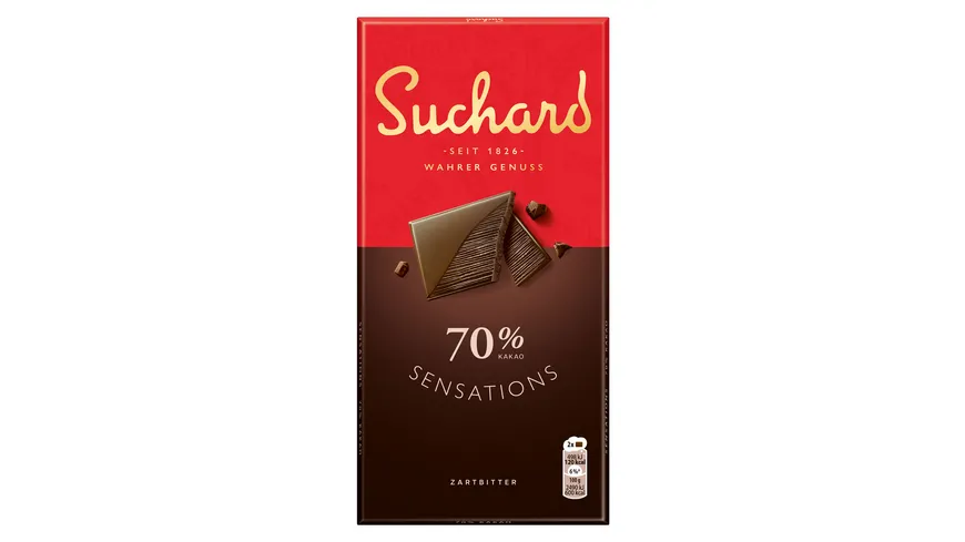 SUCHARD SENSATION SCHOKOLADENTAFEL DUNKEL 70 % 100 g