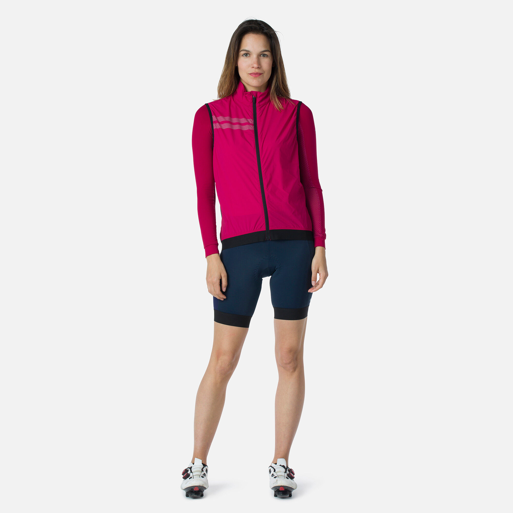 Veste de vélo de route sans manche pour femme