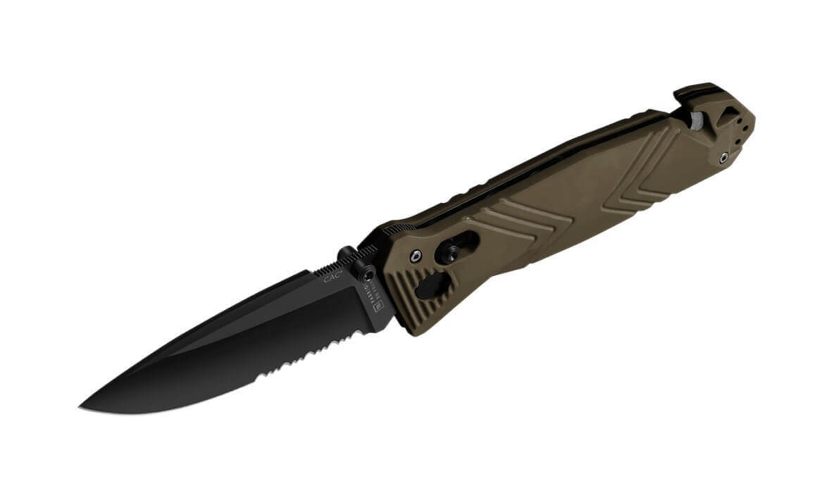 C.A.C. PA6 Kaki Serrated