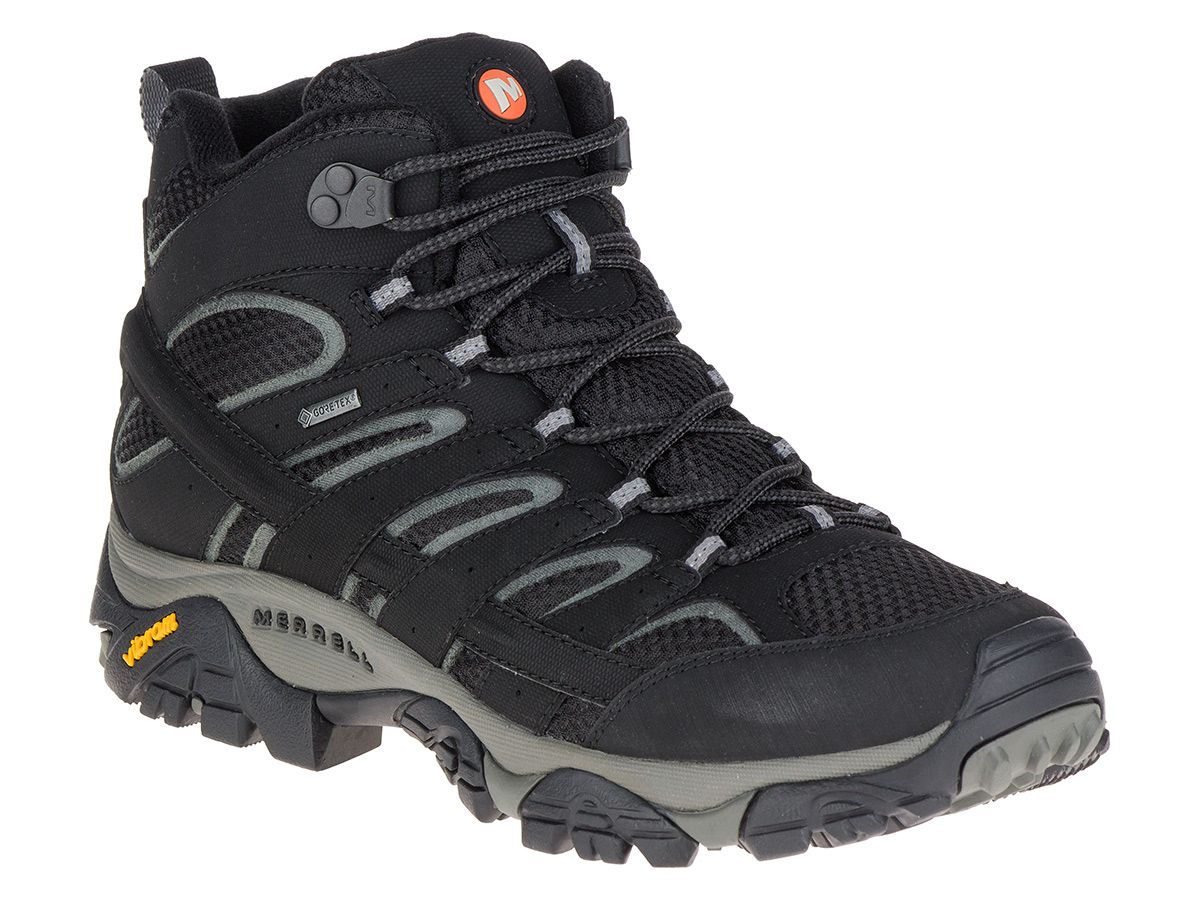 Merrell Moab 2 GTX Mid Black Herren Wanderschuhe