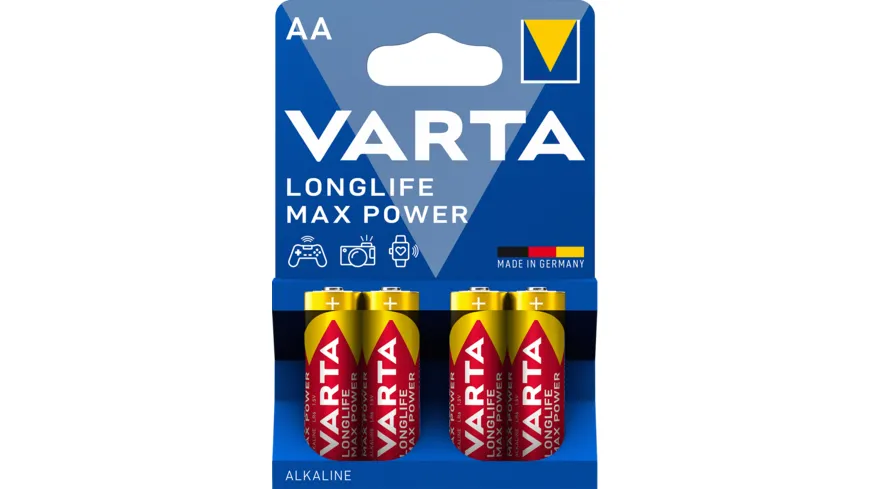 VARTA LONGLIFE Max Power Mignon AA Blister 4