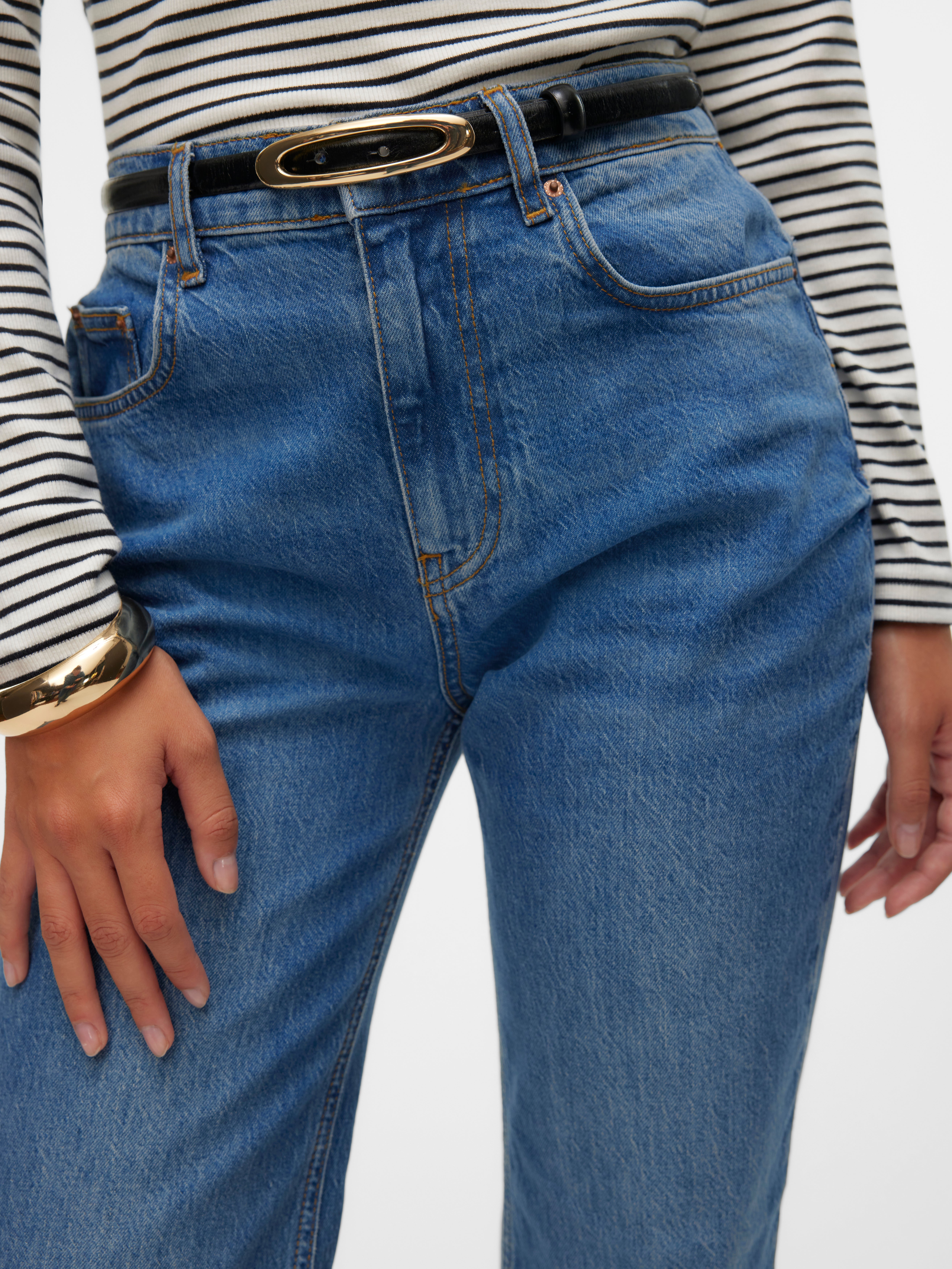 VMEMILY Hohe Taille Ausgestellt Jeans