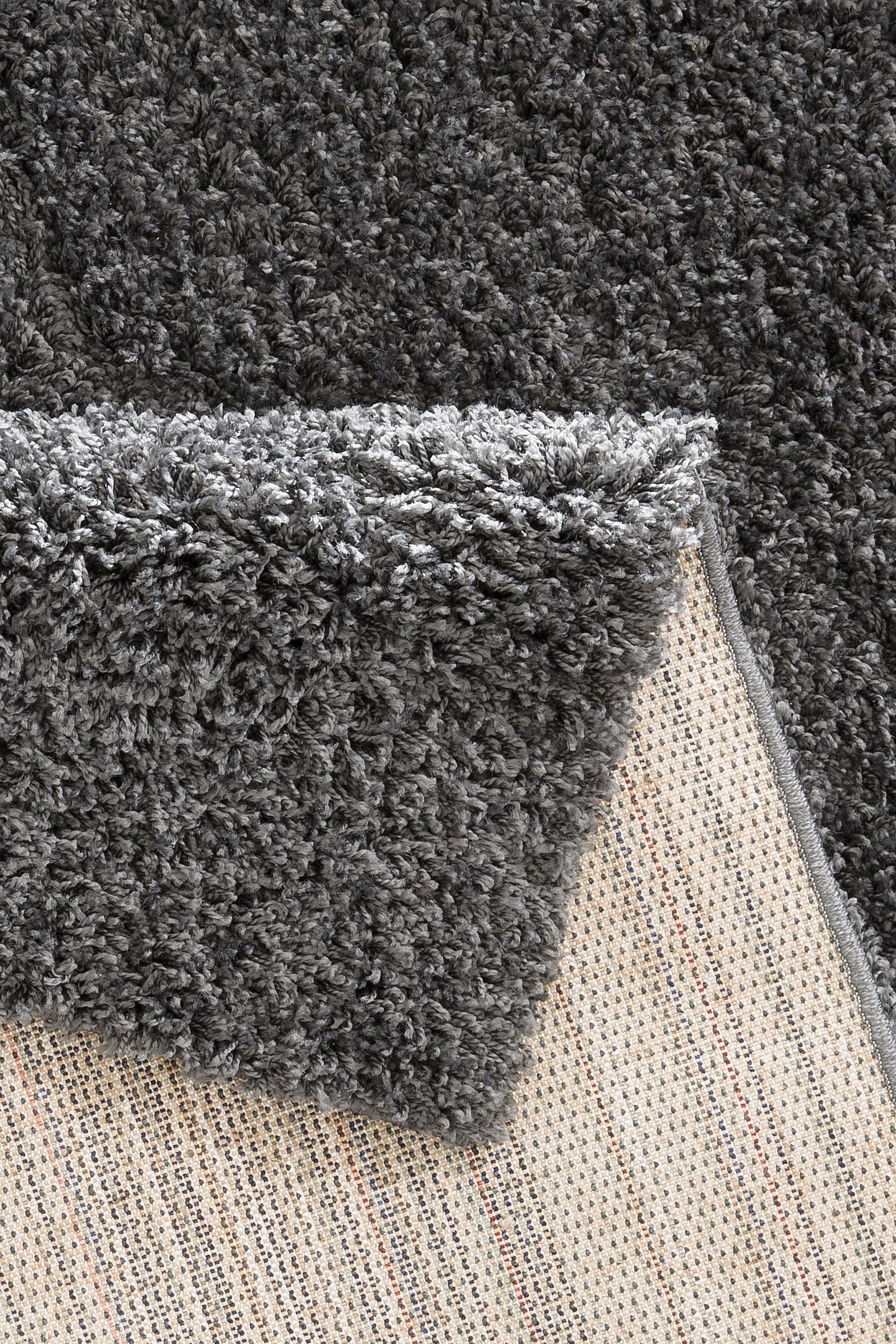 Hochflor-Teppich Viva, Home affaire, rechteckig, Höhe: 45 mm, Uni Farben, einfarbig, besonders weich und kuschelig