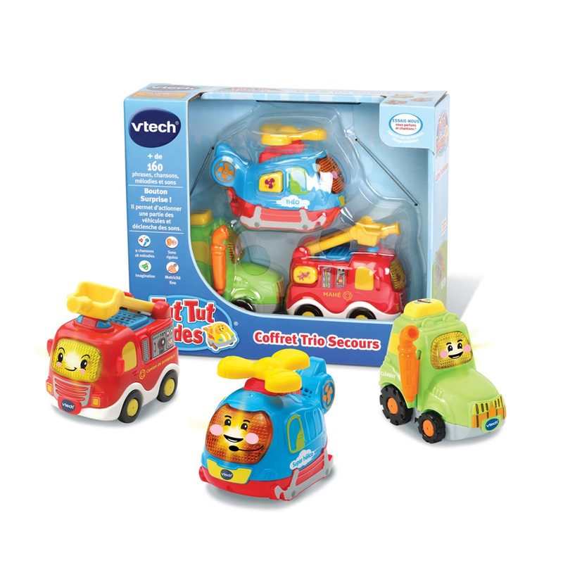 Coffret trio voitures de secours Tut Tut Bolides Vtech