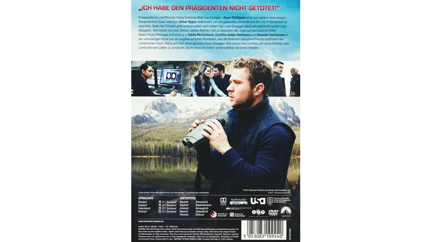 Shooter - Staffel 1  [4 DVDs]