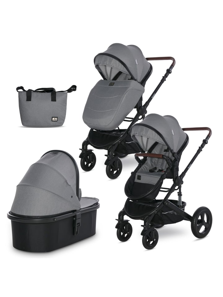 Lorelli Kombikinderwagen Boston 2 in 1 in grau günstig kaufen onesize