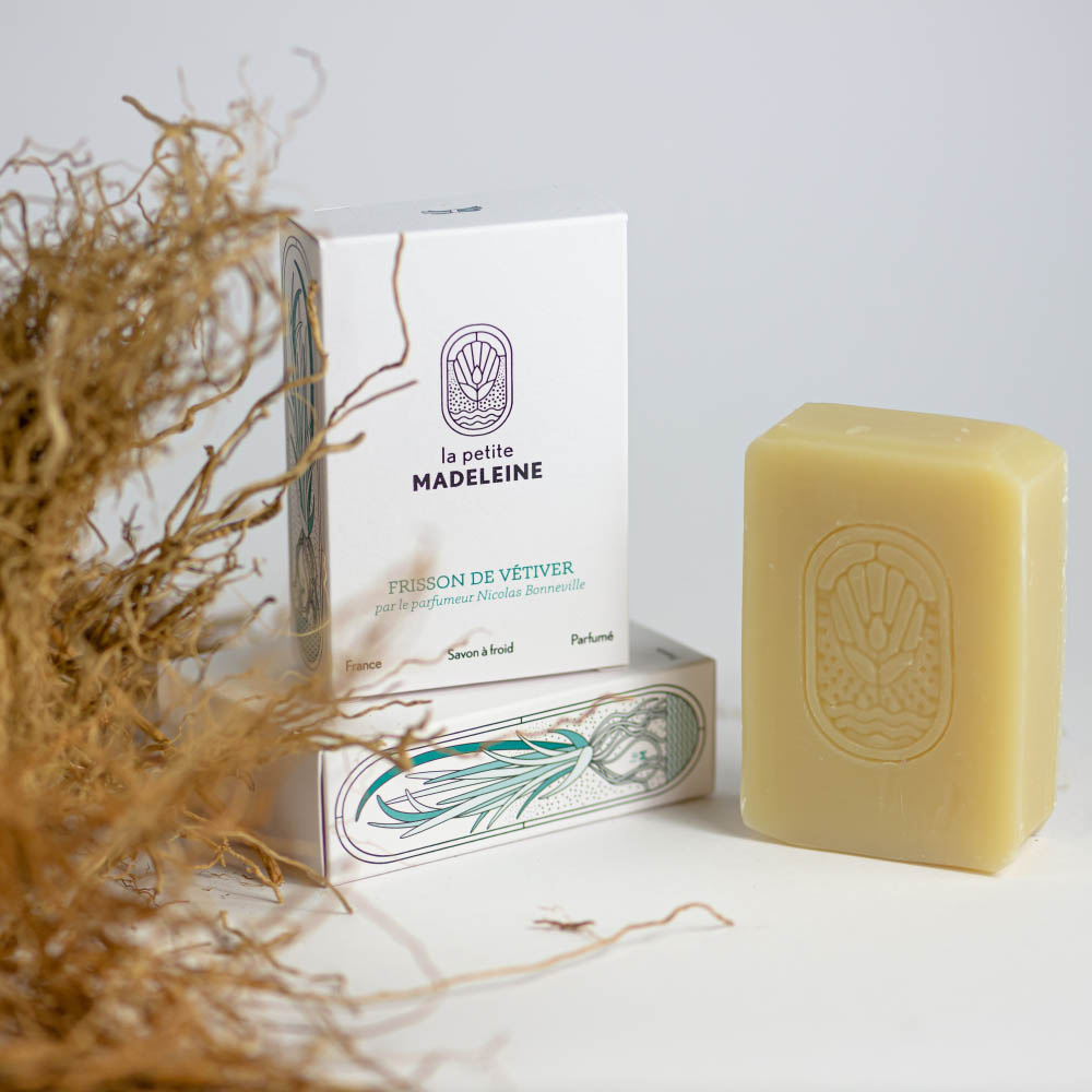 la petite madeleine Frisson de vétiver Savon à froid parfumé