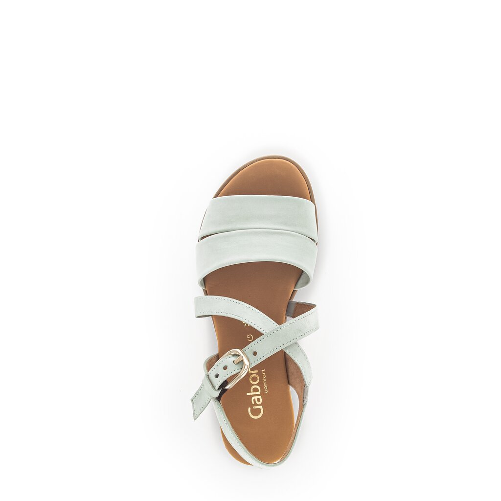 Gabor comfort Keilsandalette grün