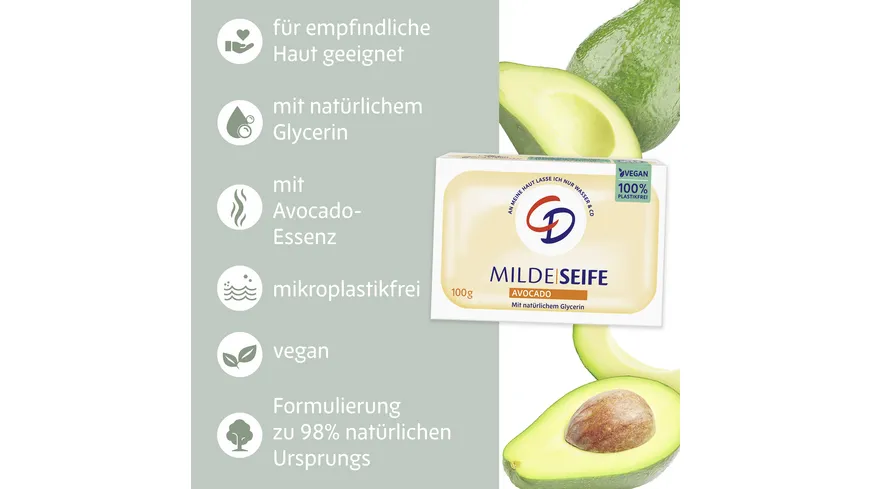 CD Milde Seife Avocado 100 g