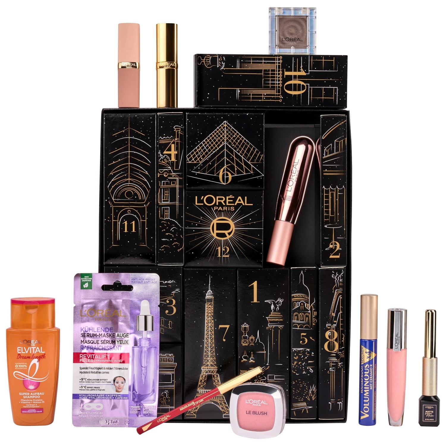 PFLEGE Mini-Adventskalender 12 Beauty Bestseller für eine weihnachtliche Überraschung jeden zweiten Tag