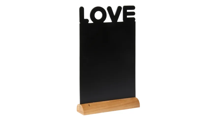 Securit Kreidetafel Love inkl. 1 Stift schwarz