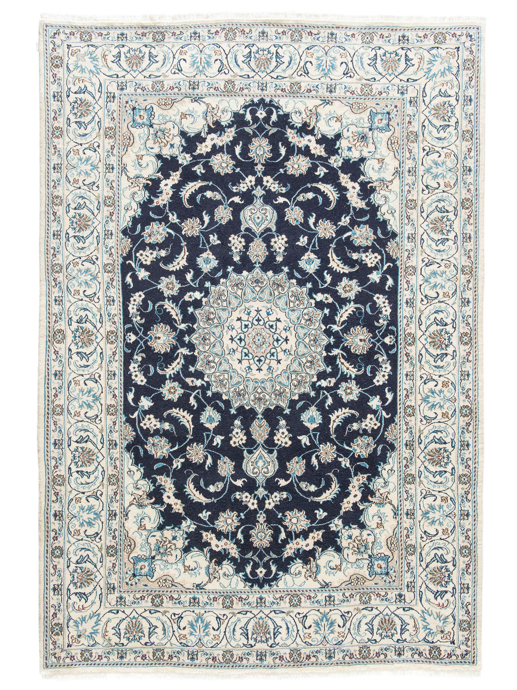 Kaschmar Nain 12 Lah ca. 200 x 300 cm, Unikat / Einzelstück