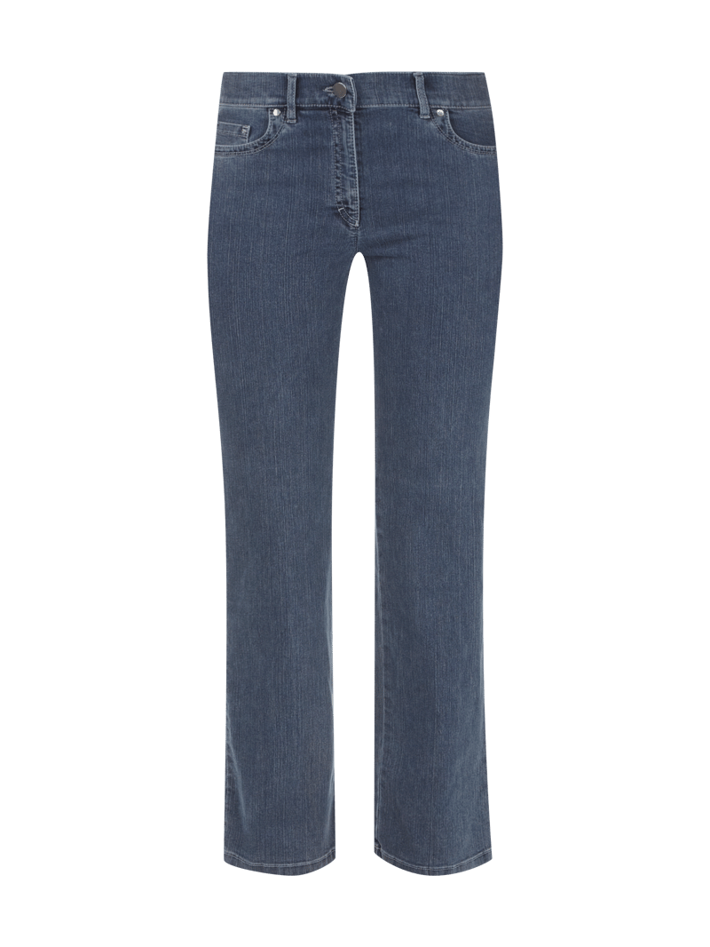 Comfort Fit Jeans mit Stretch-Anteil Modell 'Greta' in blau