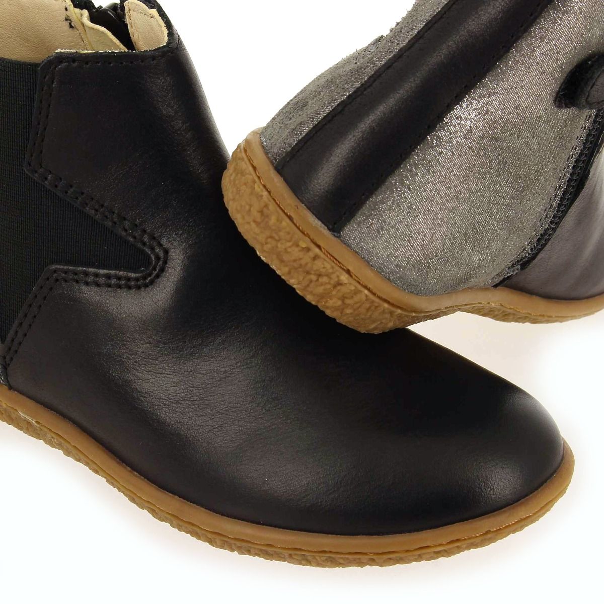 Kickers  VERMILLON H20  - Noir Argent