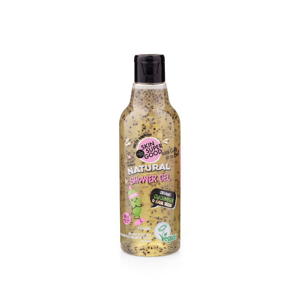 organic shop Gel Douche Naturel Concombre & Basilic,250 ml Gel douche