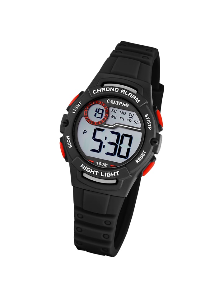 Calypso Digital-Armbanduhr Calypso Junior schwarz günstig kaufen onesize