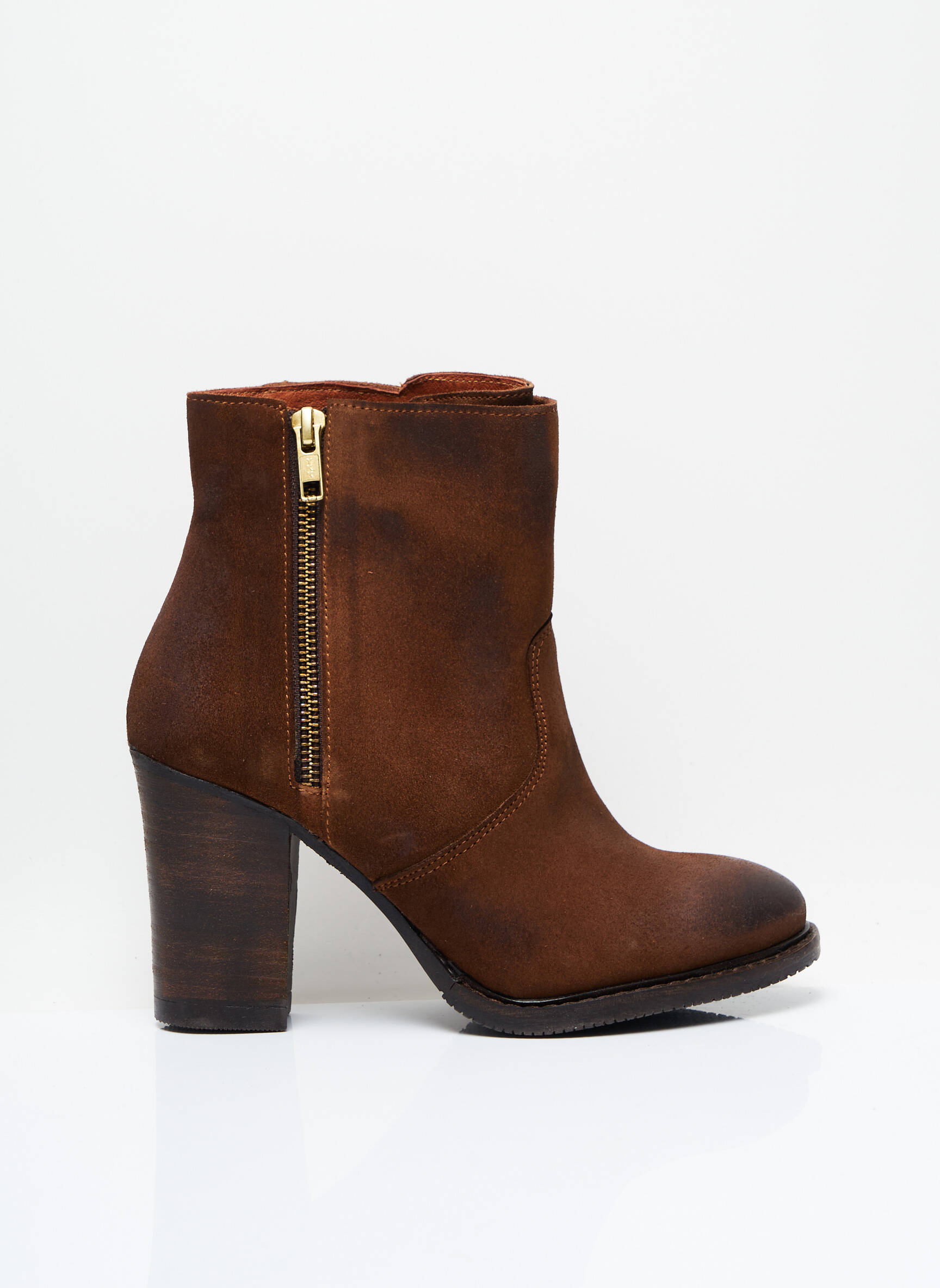 Lsq Bottines Femme couleur marron