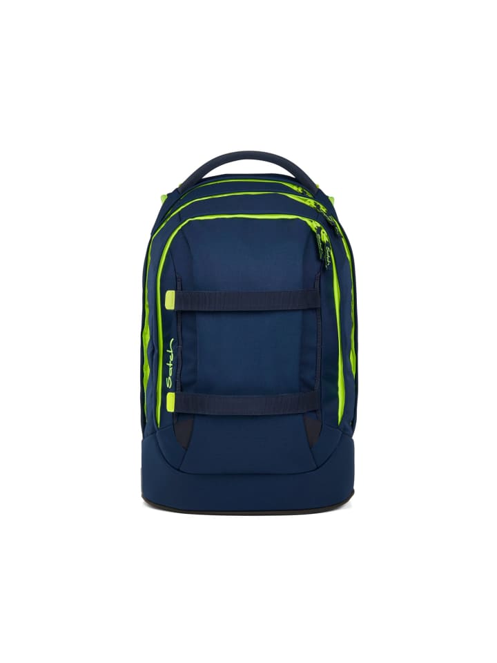 Satch Satch pack Schulrucksack Toxic Yellow dunkelblau günstig kaufen onesize