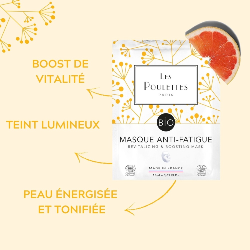 Les Poulettes Masque Anti-Fatigue Masque tissu