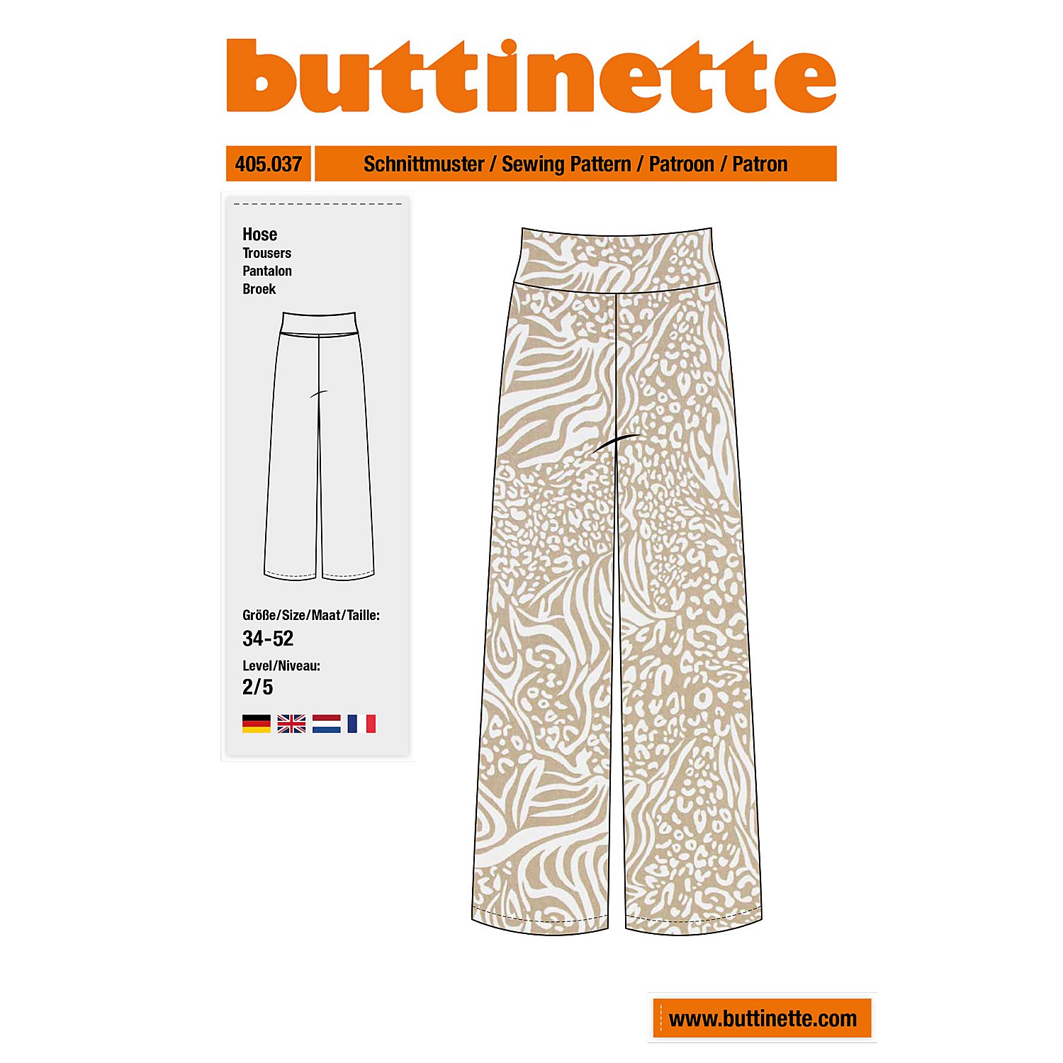 buttinette Schnitt 