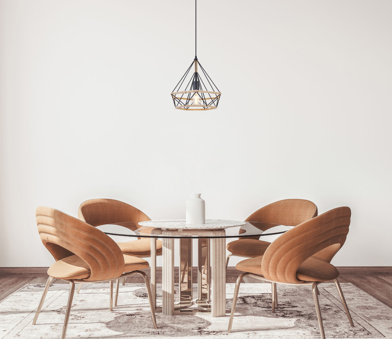 Globo Lighting - ULLEU - Hängeleuchte Metall schwarz, 1x E27