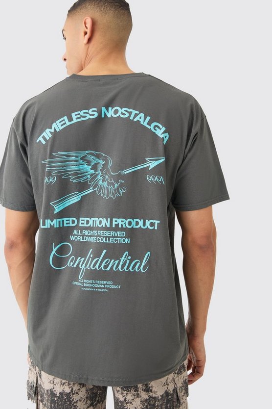 Oversize T-Shirt mit Timeless Nostalgia-Print