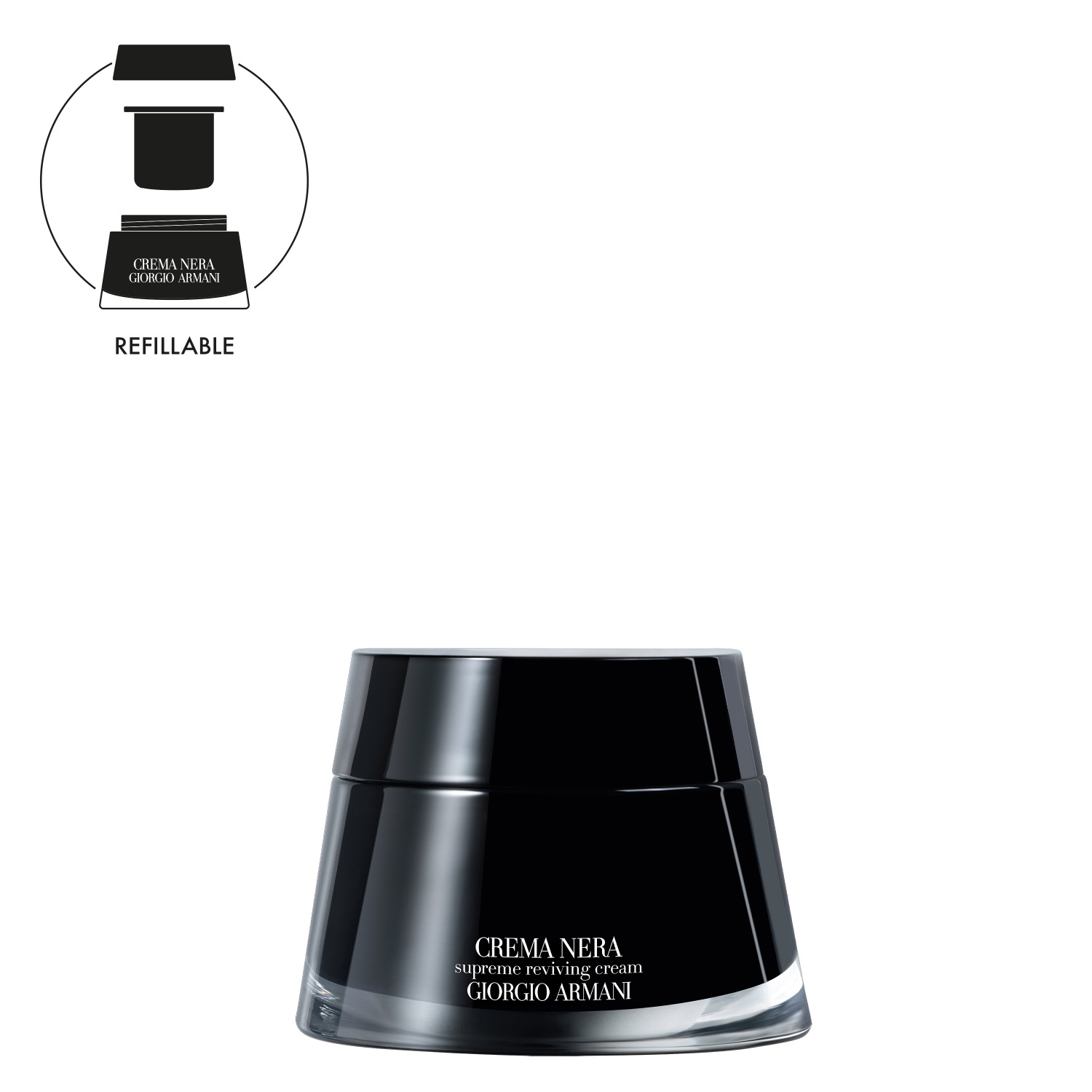 Crema revitalizante suprema Armani Crema Nera Extrema
