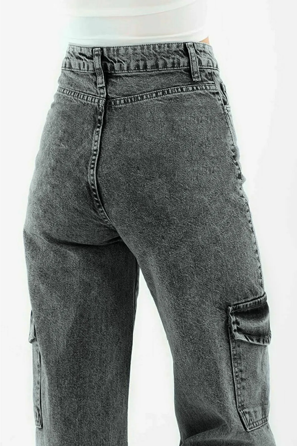 Trn JNS  Jeans - Grau - Cargo