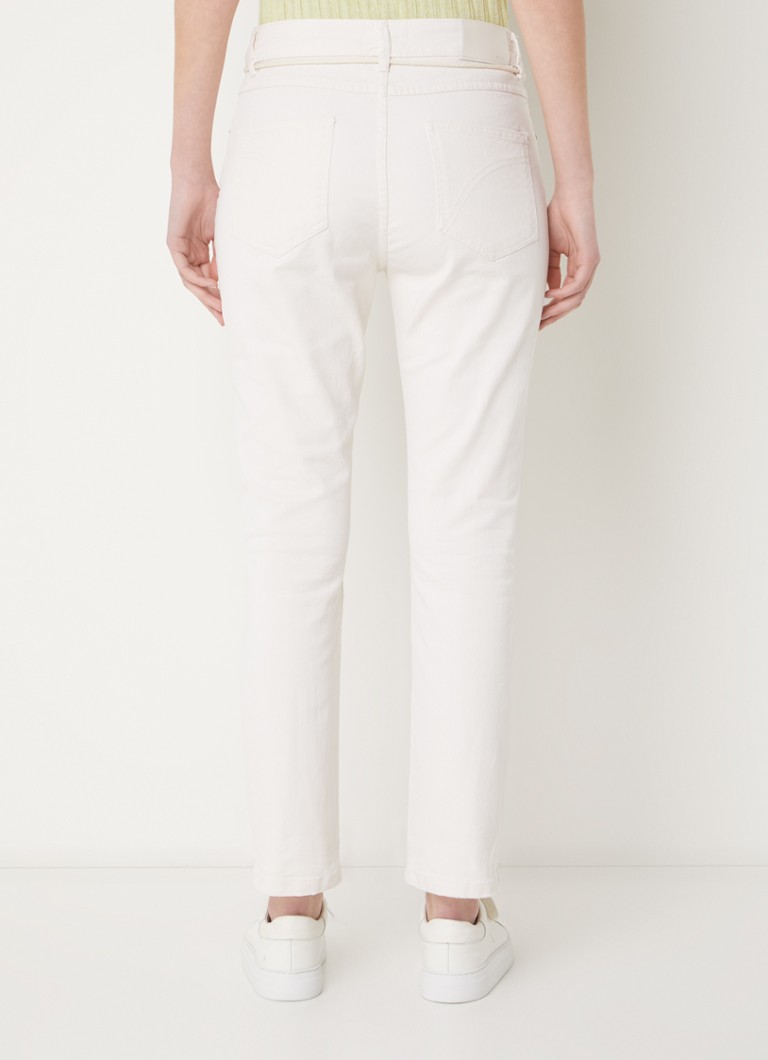 OPUS  Louis mid waist slim fit jeans met gekleurde wassing