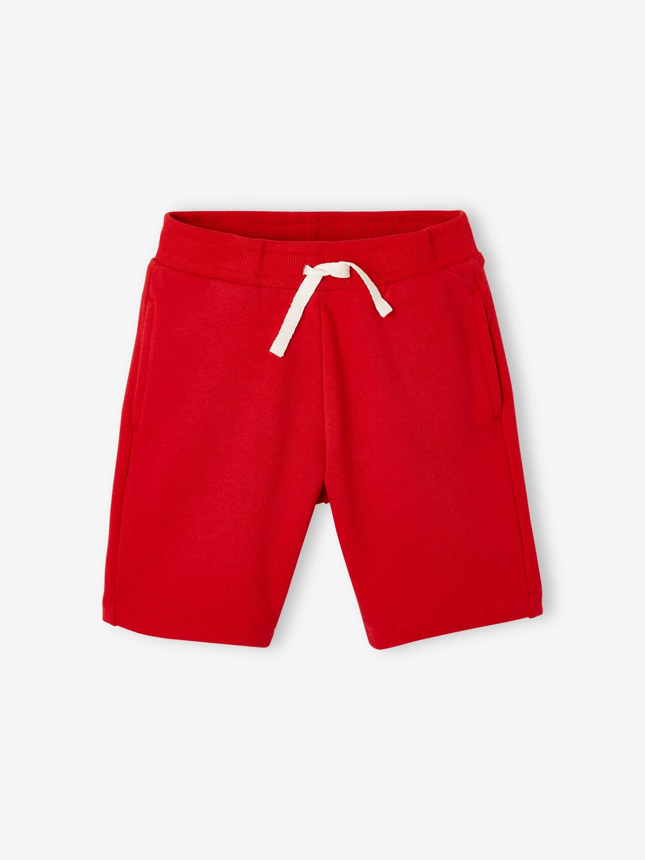 Vertbaudet 2er-Pack Jungen Sweat-Shorts BASIC Oeko-Tex - rot+nachtblau