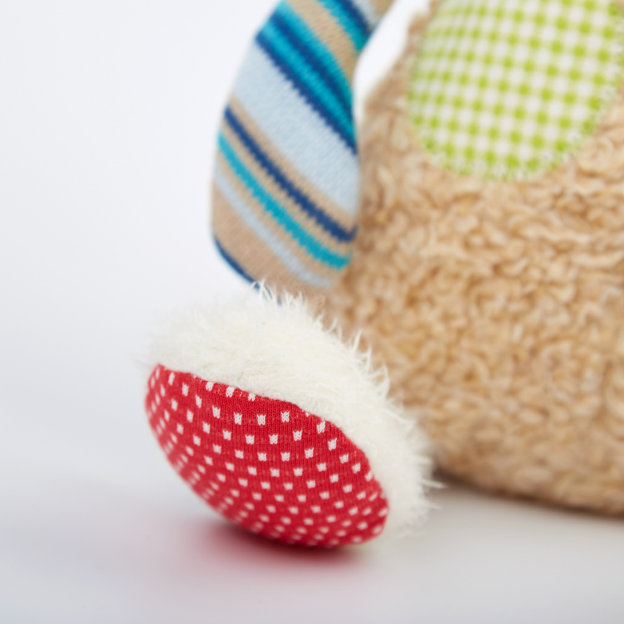 Kuscheltier Katze im Patchworkstyle