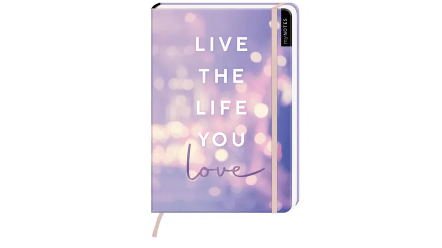 myNOTES Notizbuch A5 Live the life you love