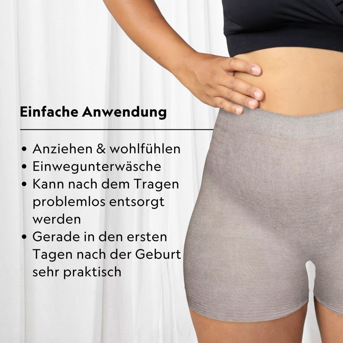Wochenbett Unterwäsche Einweg \Postpartum Shorty\