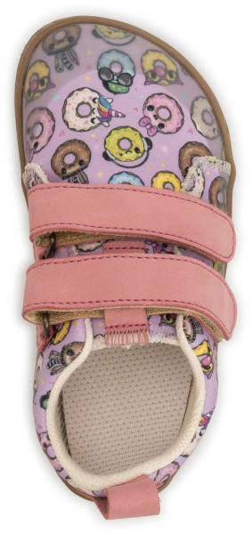 Pegres ~ LowCut Textil Sneaker ~ Pink Donut