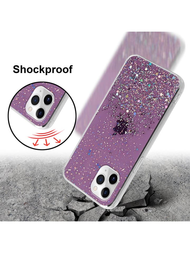 cadorabo Hülle für Apple iPhone 11 Glitter in Lila mit Glitter günstig kaufen iPhone 11