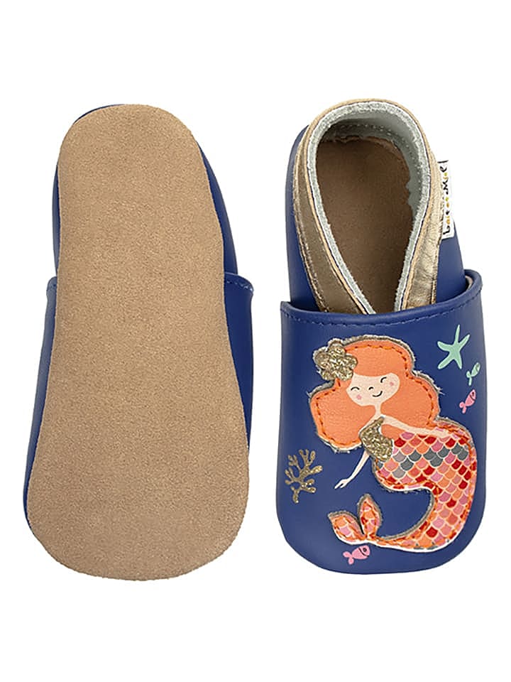 Lait et Miel Leder-Krabbelschuhe 