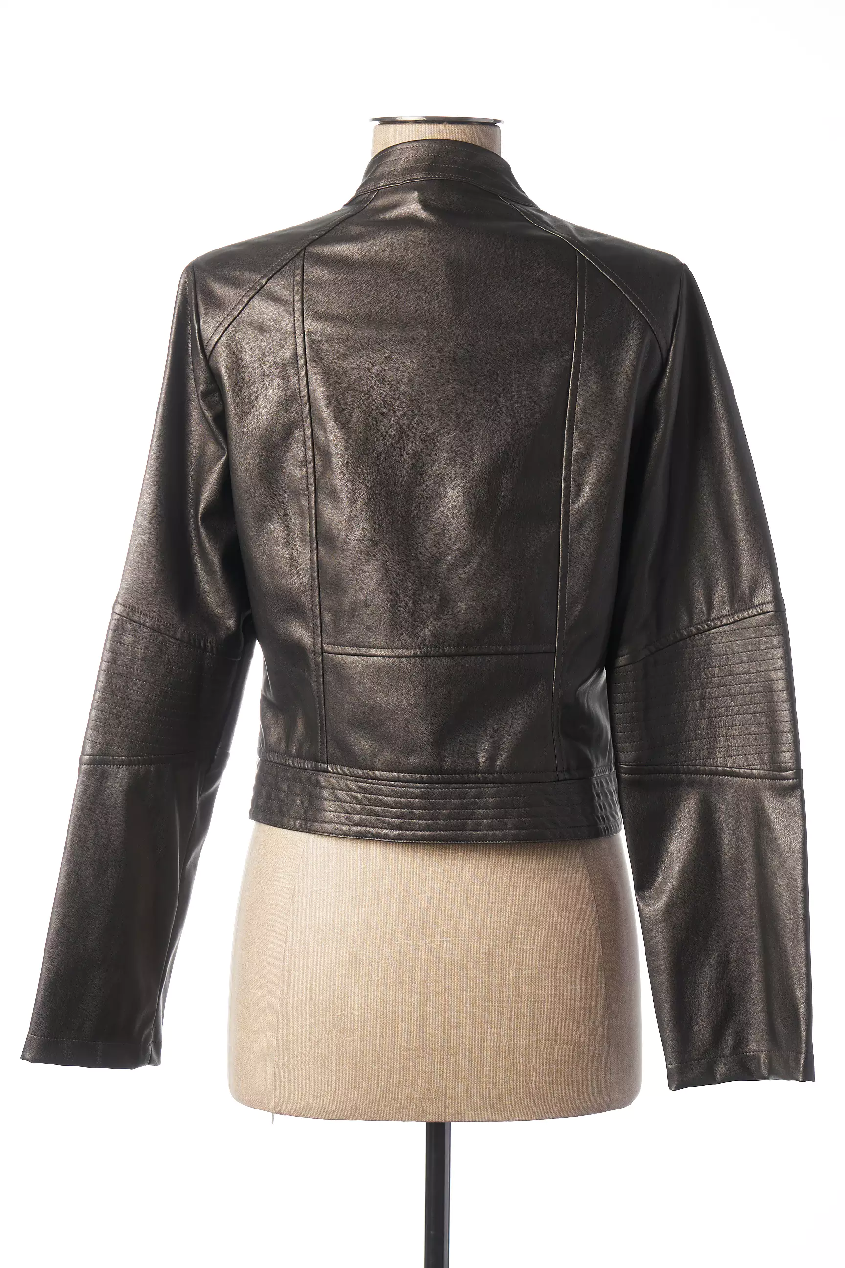 Mado Et Les Autres Vestesimilicuir Femme couleur marron