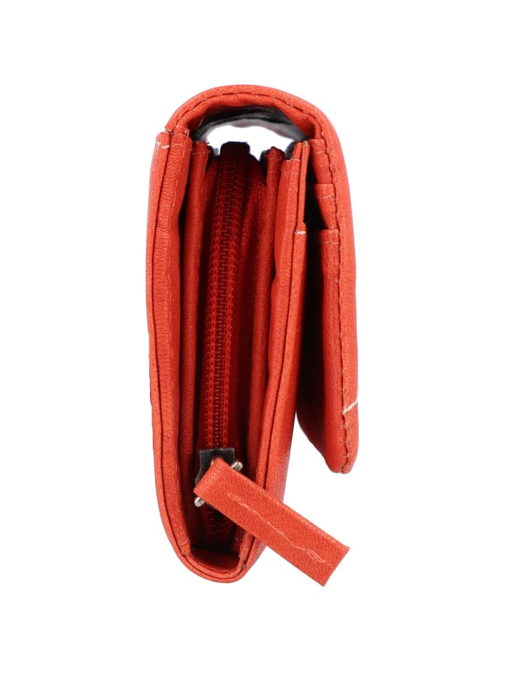 Greenburry Tumble Nappa Geldbörse Leder 19 cm in tomato günstig kaufen onesize