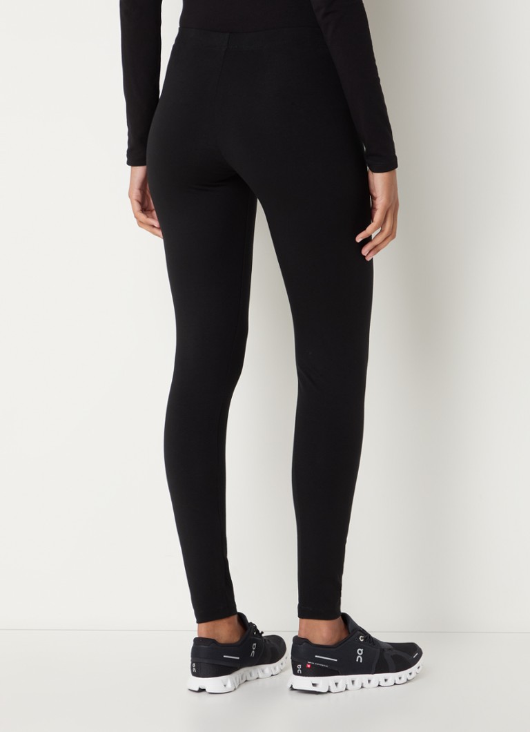 Leggings skinny a vita alta con logo Emporio Armani