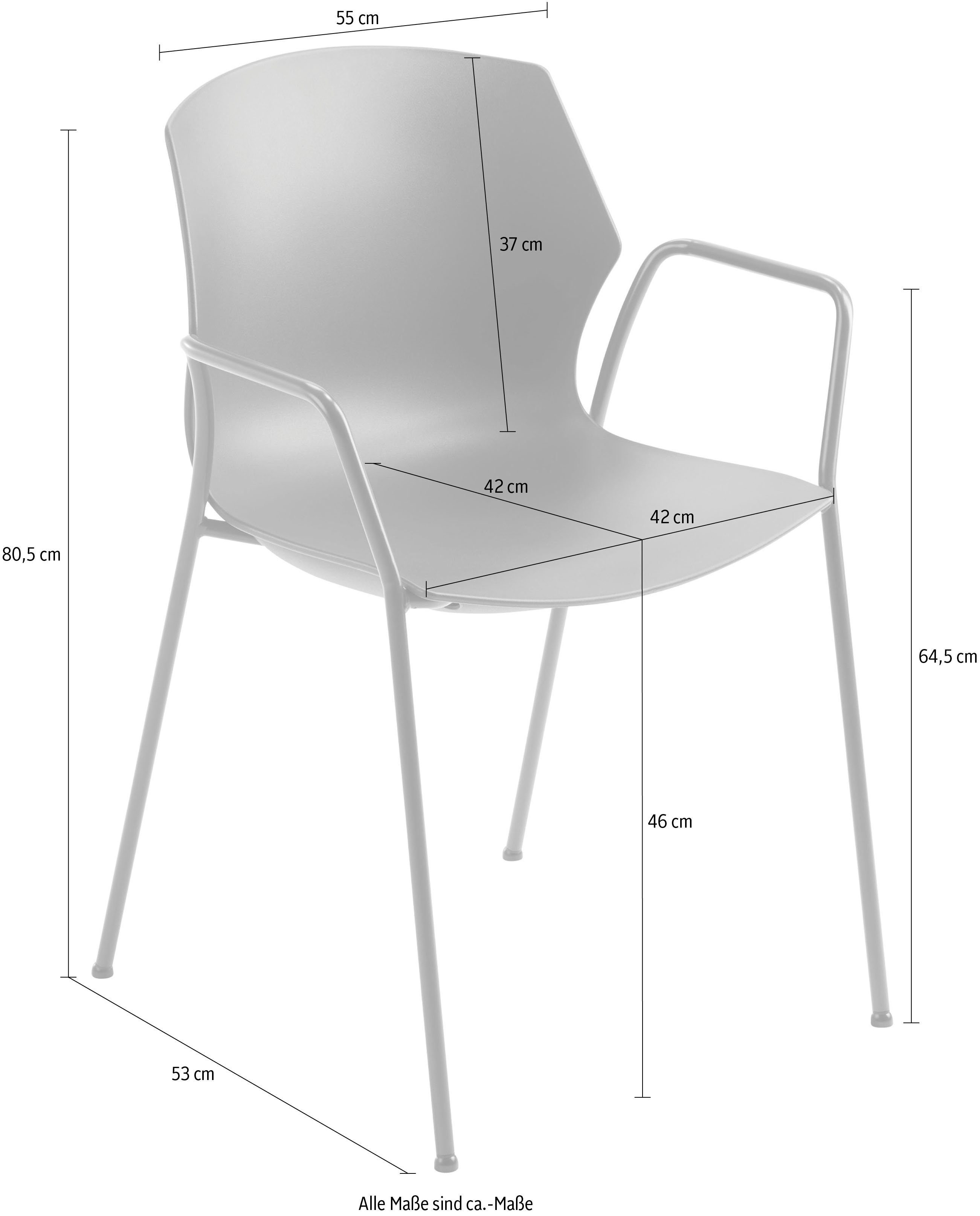 Mayer Sitzmöbel Stapelstuhl Stapelstuhl myPRIMO, stapelbar