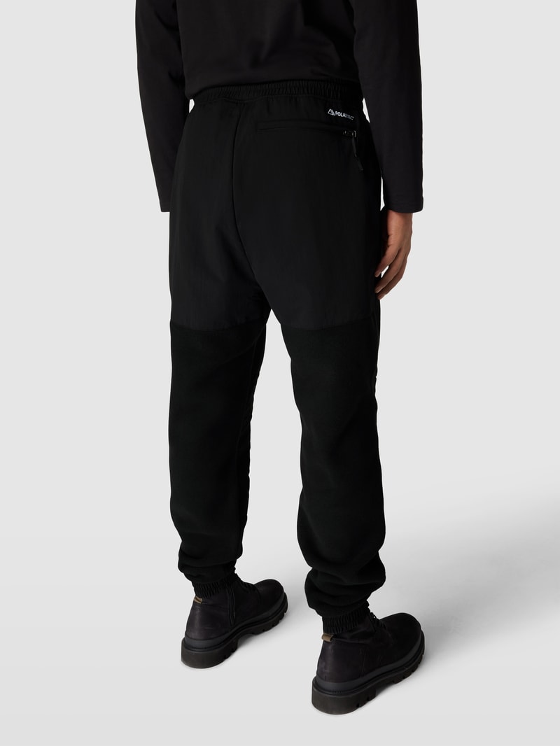Jogpants mit Label-Stitching Modell 'DENALI' in schwarz