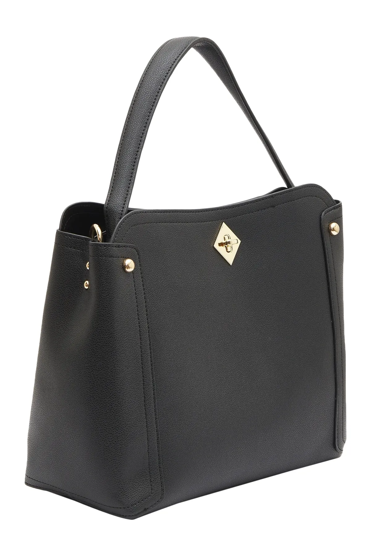 USHA  Handtasche - Schwarz - Unifarben