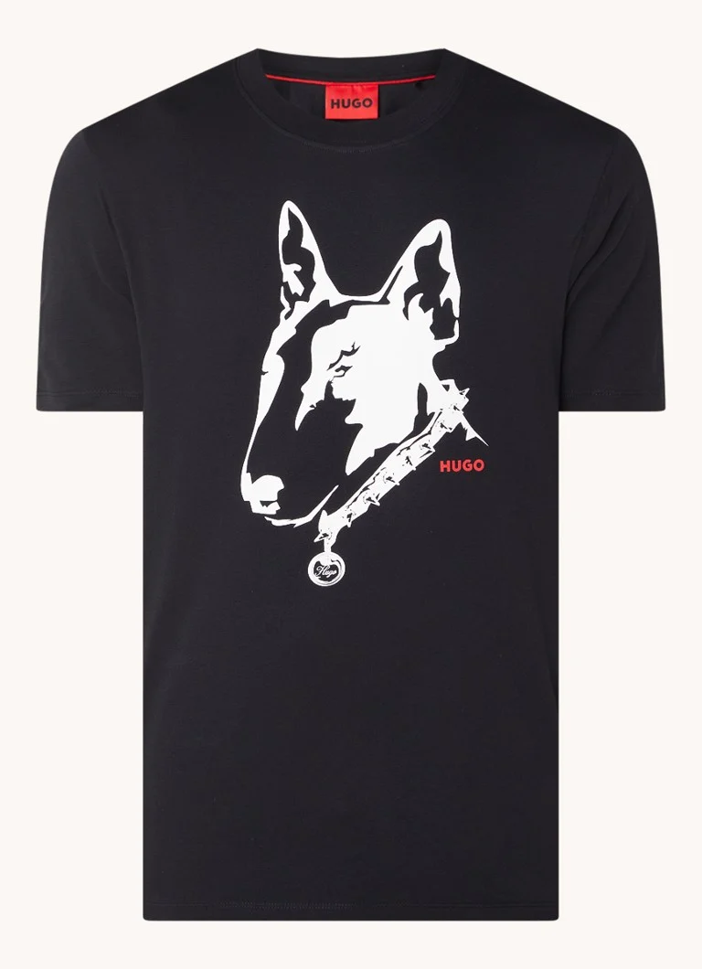 HUGO BOSS Dammock T-shirt with logo and print