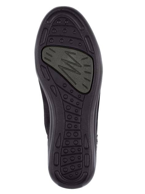 Stiefelette mit farblich abgesetzter Fersenkappe