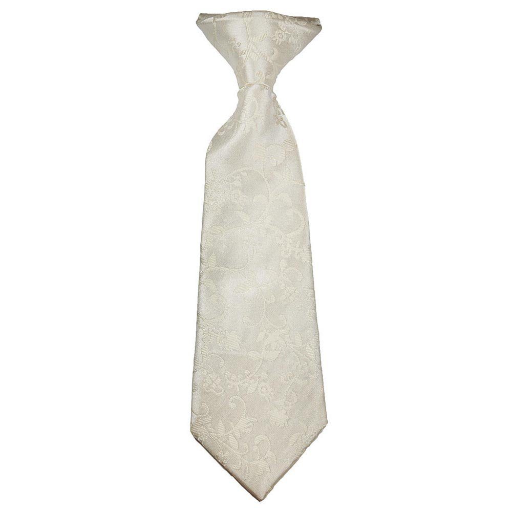 Paul Malone Anzugweste Festliche Kinderweste Jungenweste Kinder Anzug Weste (Set, 3-tlg., mit Weste, Hemd und Krawatte) ivory KV41-Krawatte