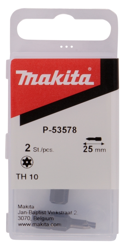 Accesorii Makita P-53578 Biți de șurubelniță TR10x25mm 2 buc.