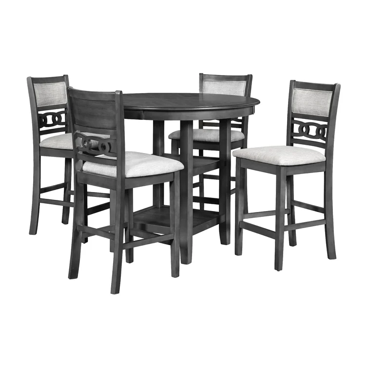 Round Solid Wood Dining Set