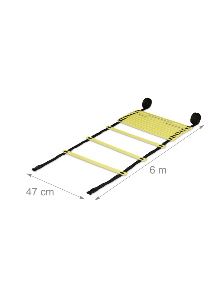 relaxdays Koordinationsleiter in Schwarz/ Gelb - (L)6 m günstig kaufen onesize