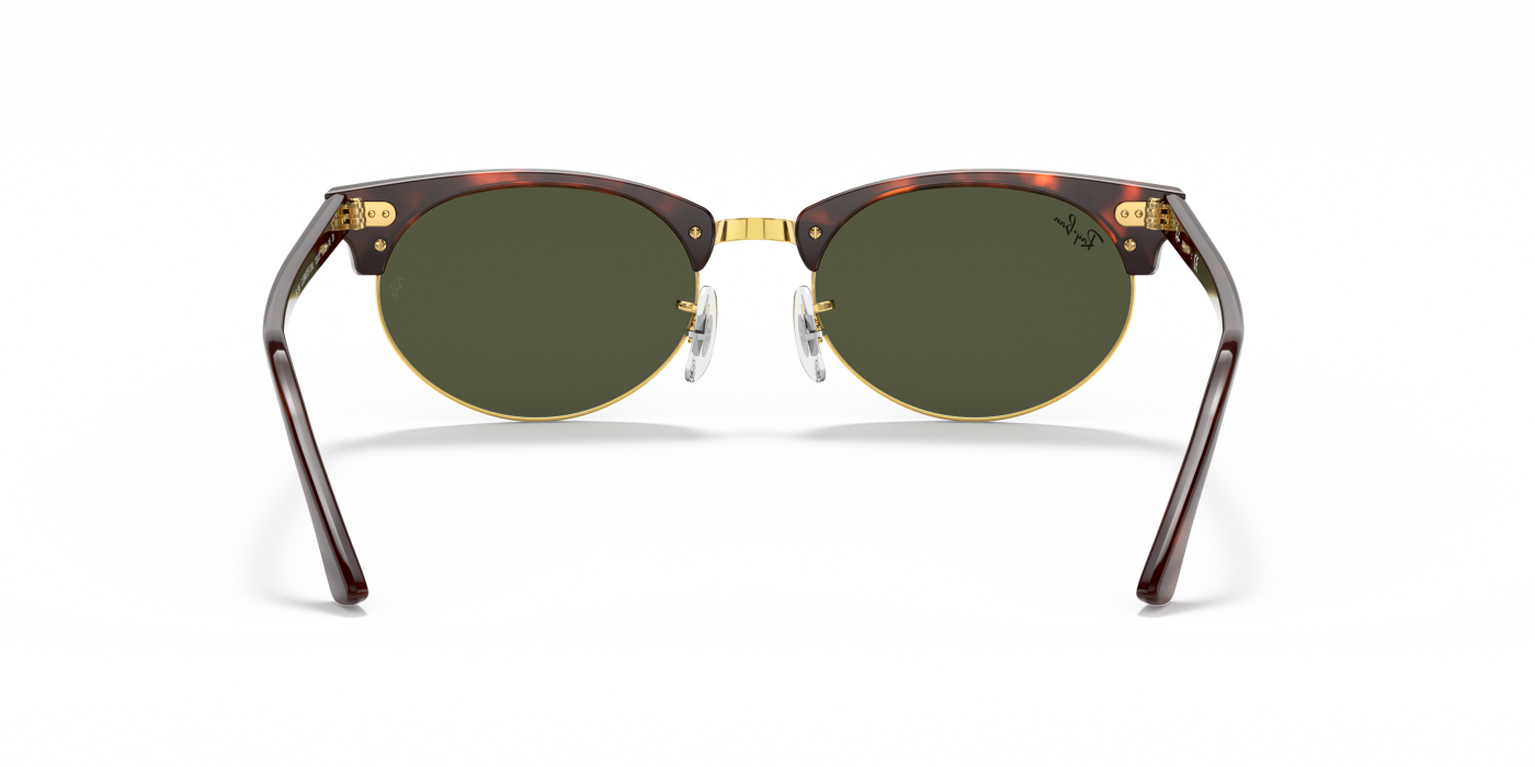 CLUBMASTER OVAL LEGEND GOLD - Lucido Tartarugato Verde