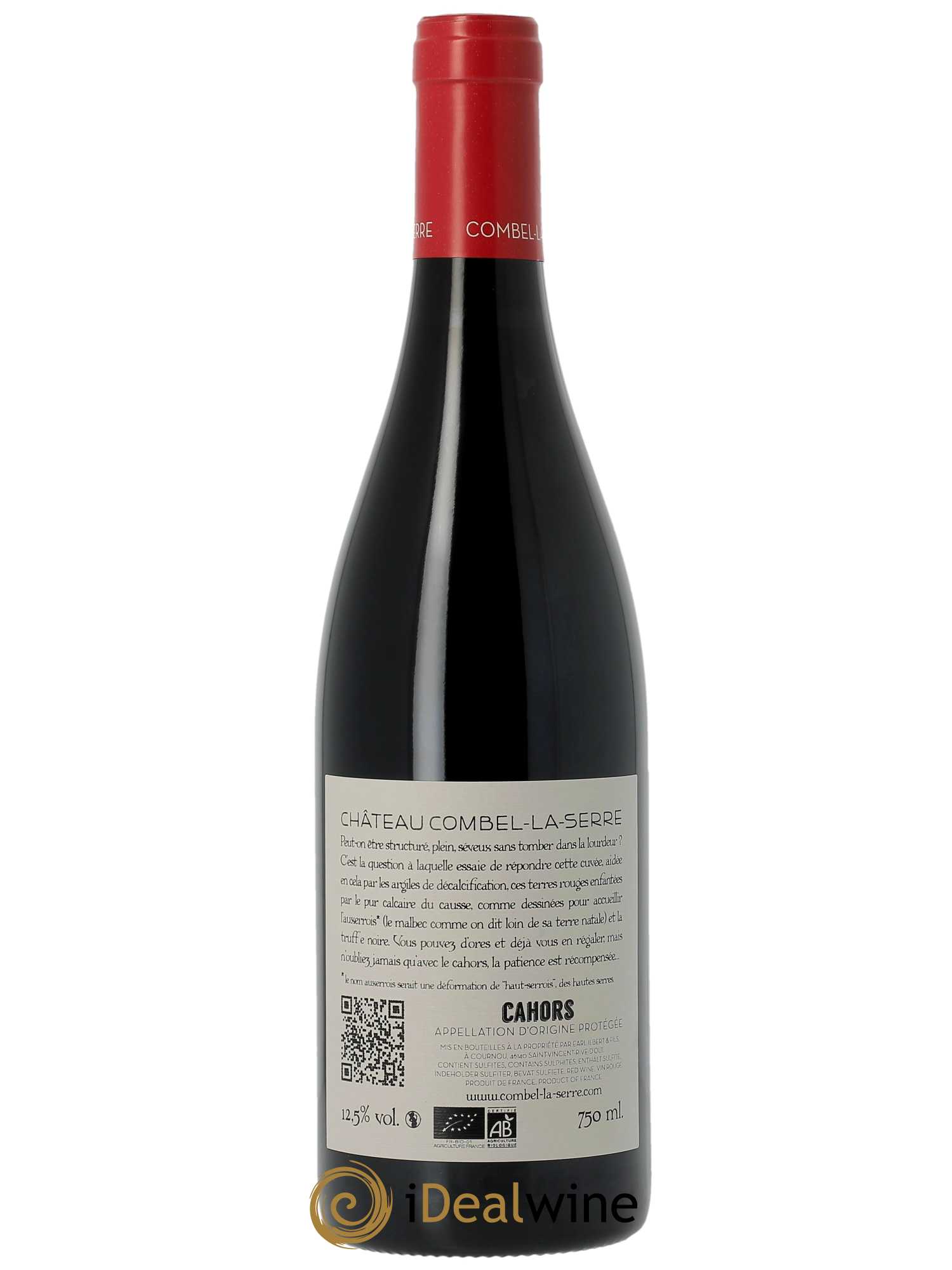 Cahors Château Combel La Serre Jean-Pierre et Julien Ilbert  2020 - Lot de 1 Bouteille